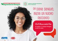 "Chi dona sangue inizia un nuovo racconto" 