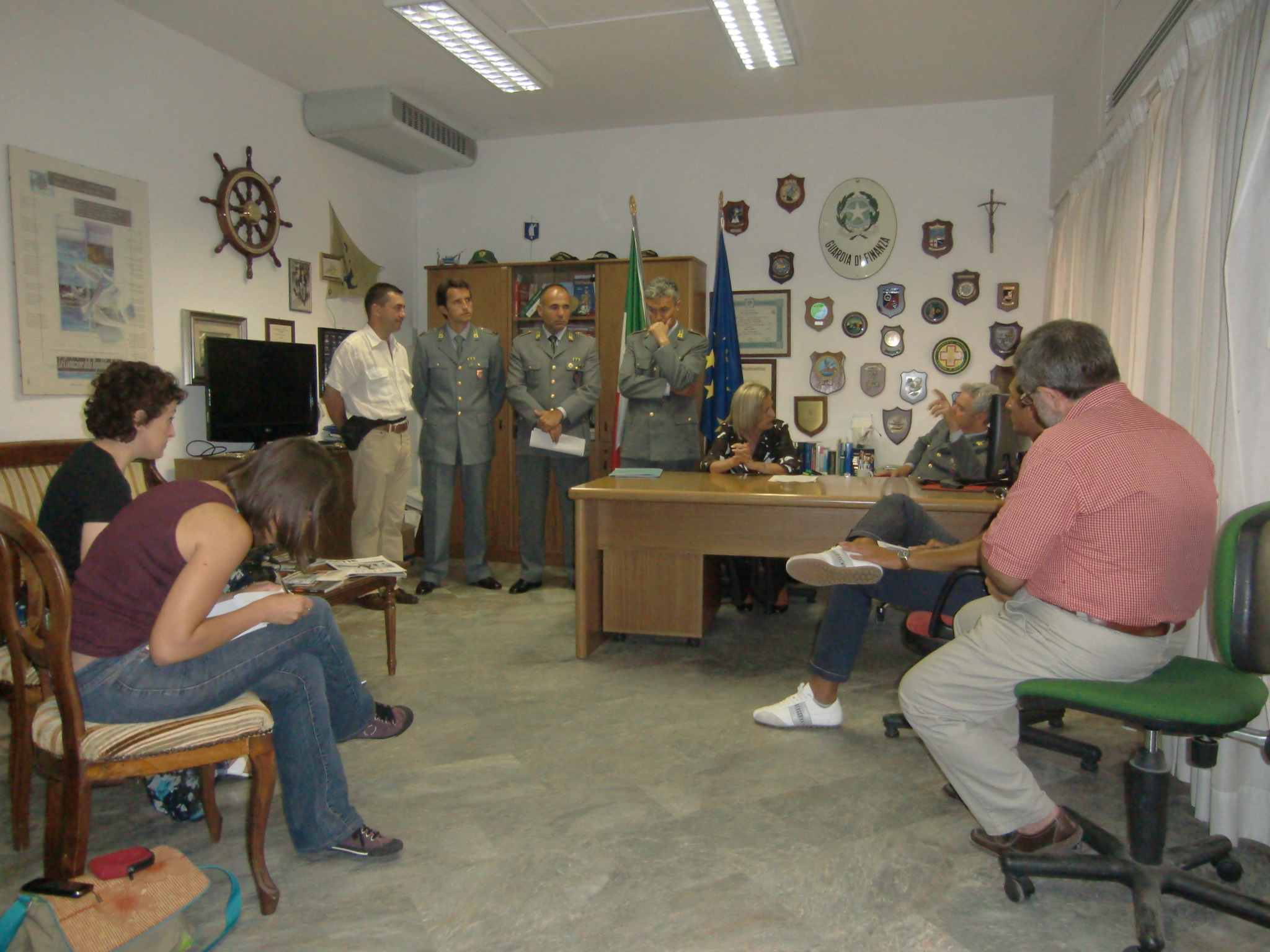 Conferenza stampa congiunta AUSLFE Guardia di Finanza