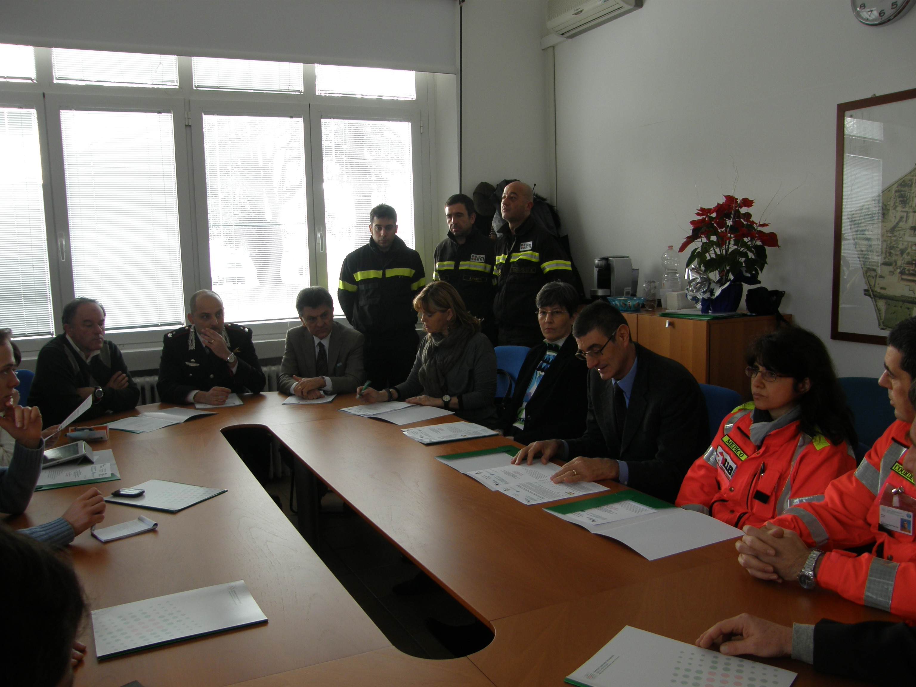 Conferenza stampa presentazione postazione polo industriale Ferrara 2