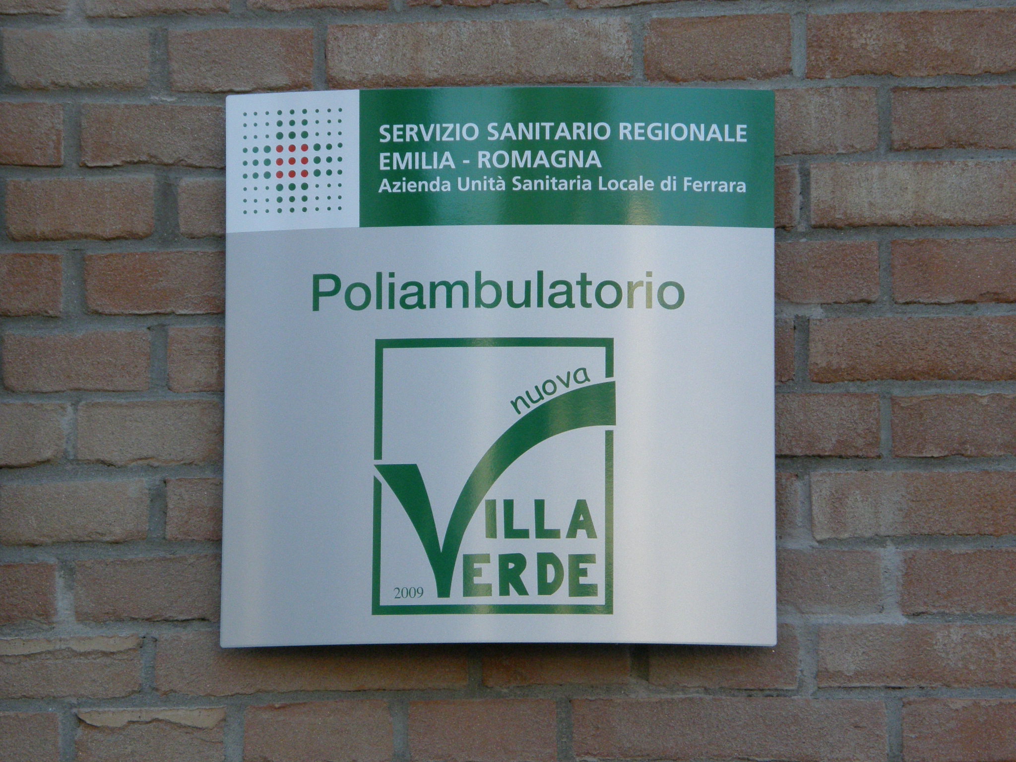 Ingresso giardino ospedale - Villa Verde di Cento