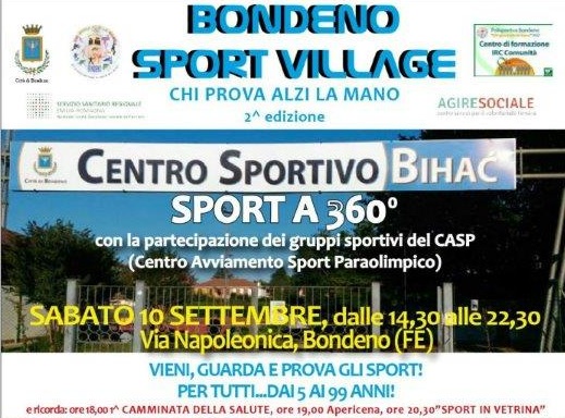 Bondeno Sport Village 2016