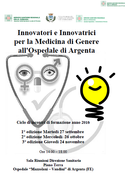 Innovatori e Innovatrici per la Medicina di Genere all'Ospedale di Argenta. 