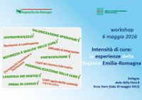 Workshop "Intensità di cura: le esperienze della Regione Emilia-Romagna"