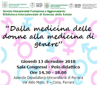 Dalla medicina delle donne alla medicina di genere