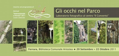 Gli occhi nel parco - dettaglio cartolina