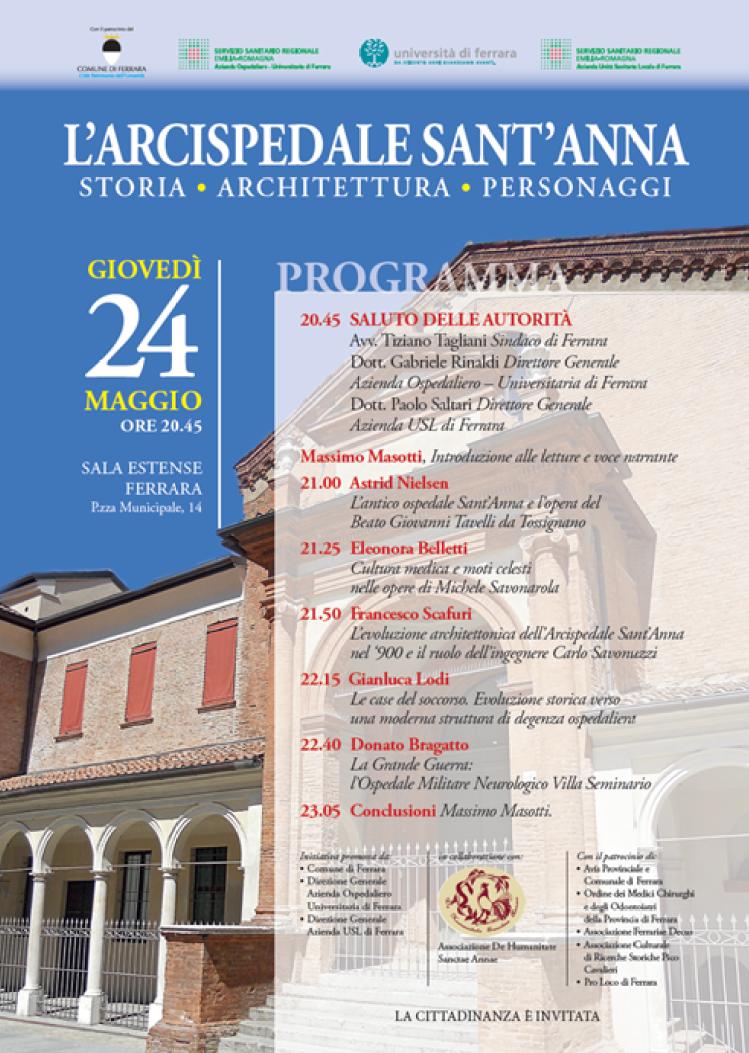 LOCANDINA_Arcispedale S.Anna. Storia-architettura-personaggi