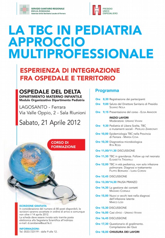 LOCANDINA_TBC in Padiatria - 21 aprile 2012