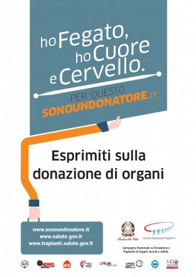 Donazione e trapianto organi, tessuti e cellule - LOCANDINA