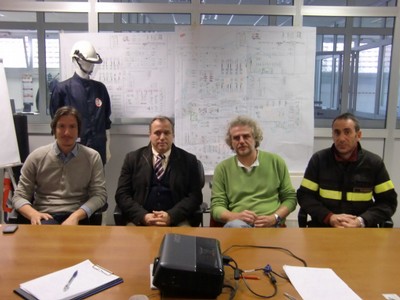 Da sinistra: Mazzetto, Mingozzi, Farinatti, Zanella.