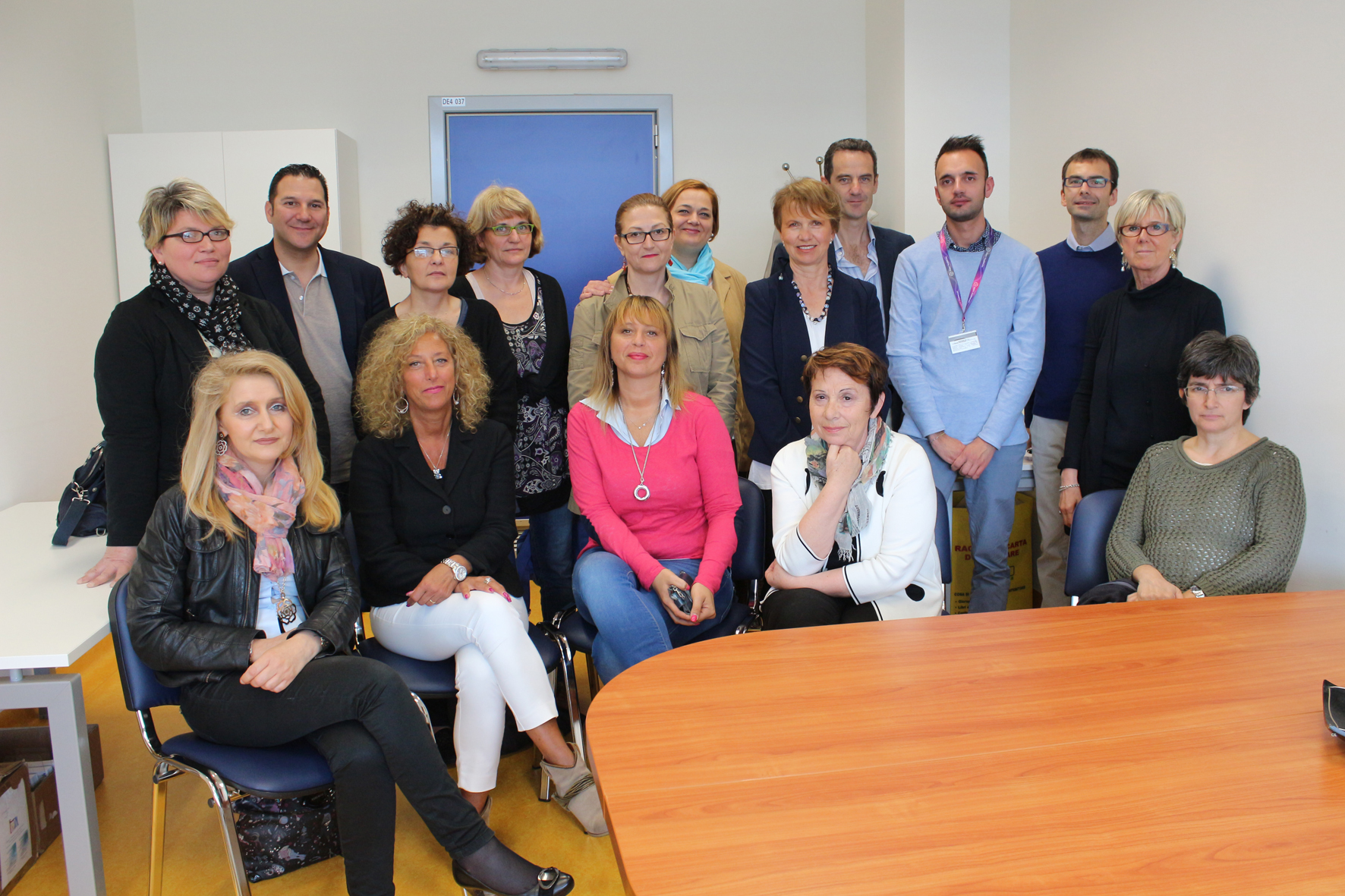 Foto di gruppo delegazione da Ferrara "Primary Nursing"