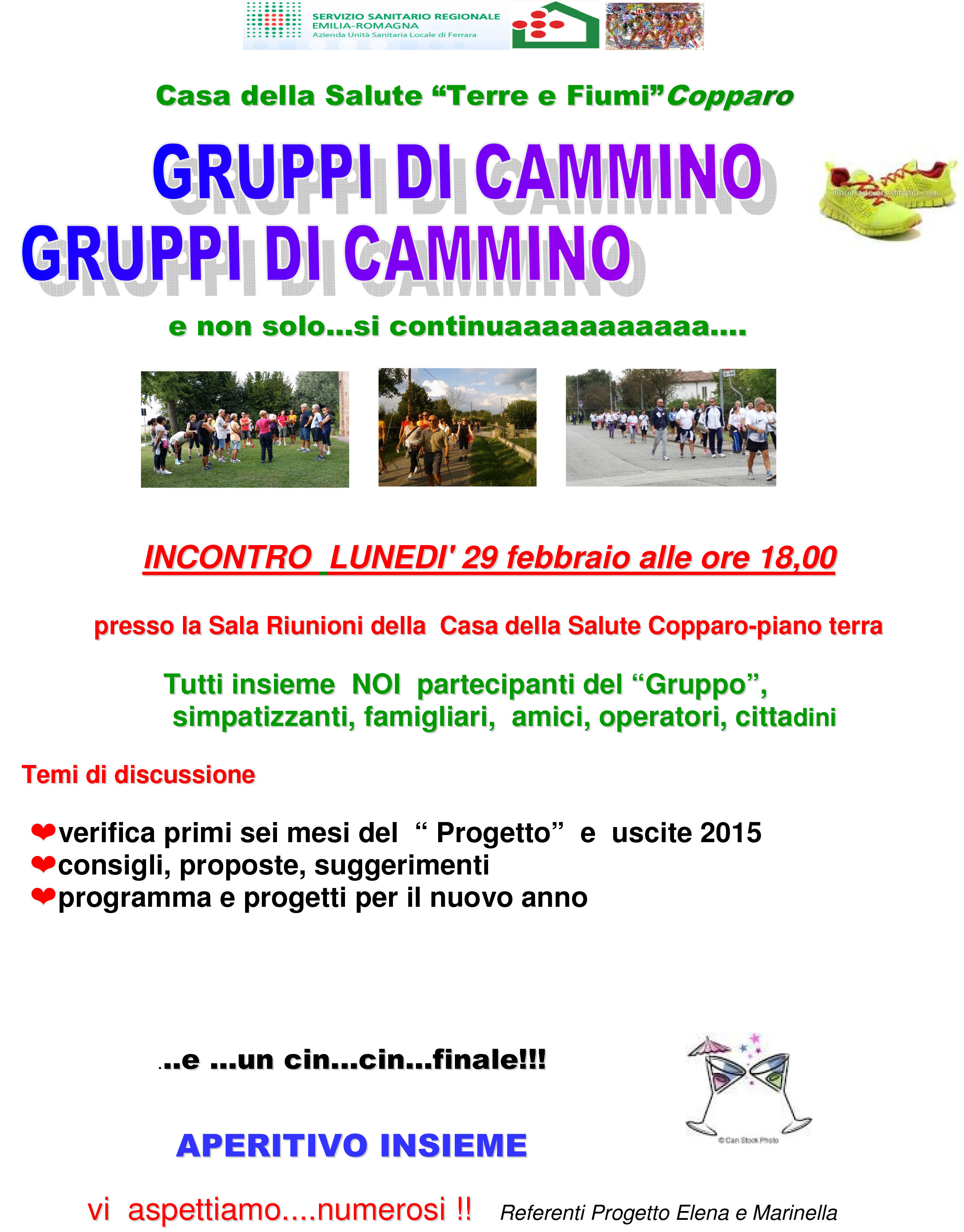 Copparo_gruppi cammino 29 02