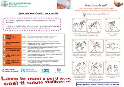 Poster lavaggio mani 