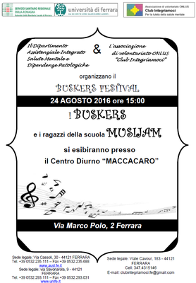 Buskers festival 24 agosto 2016