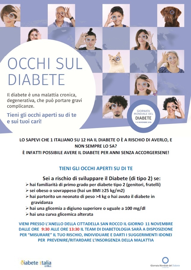 Occhi sul Diabete - Ferrara, 11 novembre 2016 