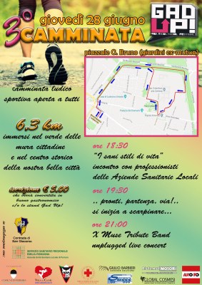 GAD UP 3a CAMMINATA 28-06-2018 Ore 18.30