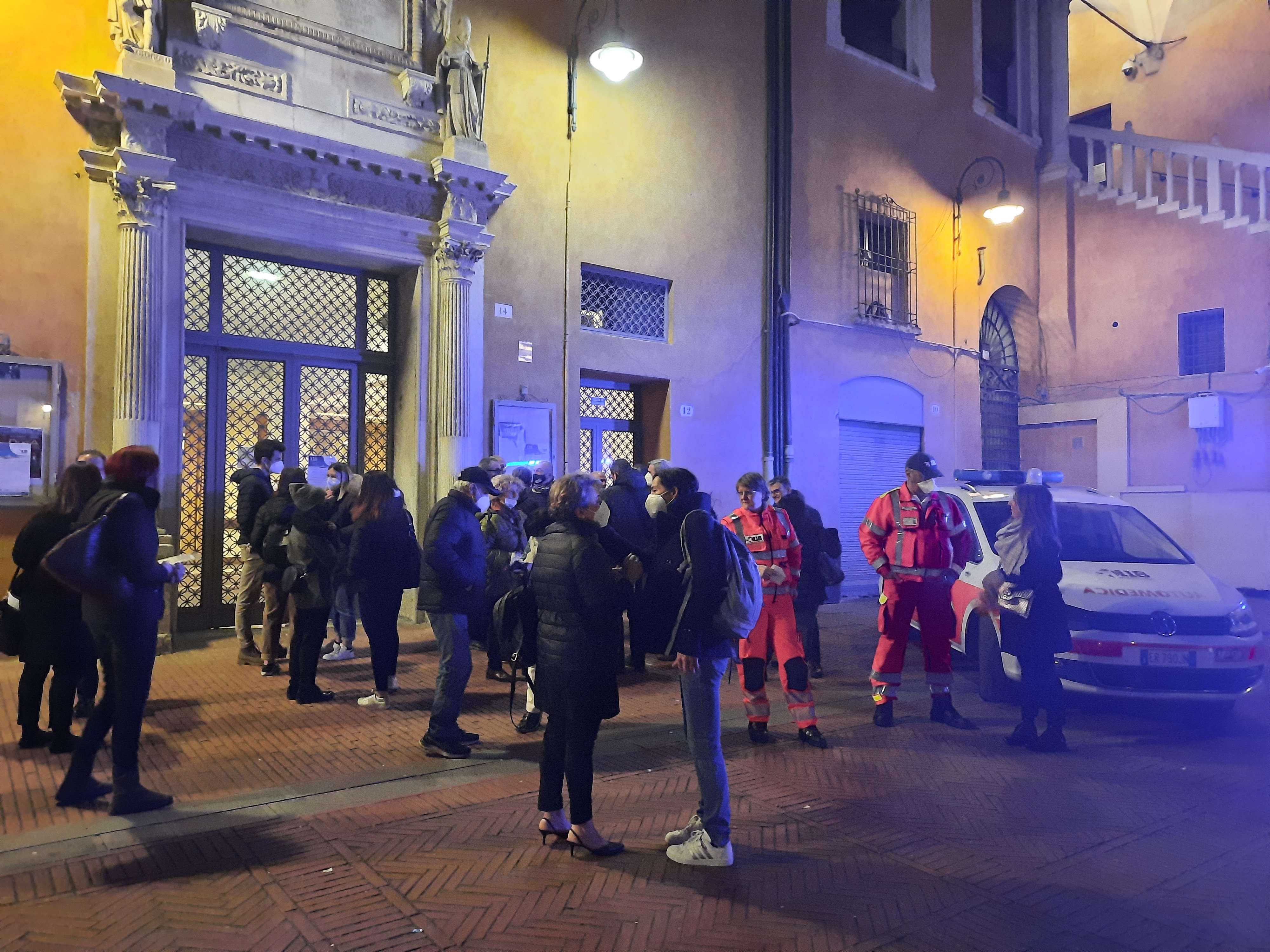 L'ingresso alla Sala Estense