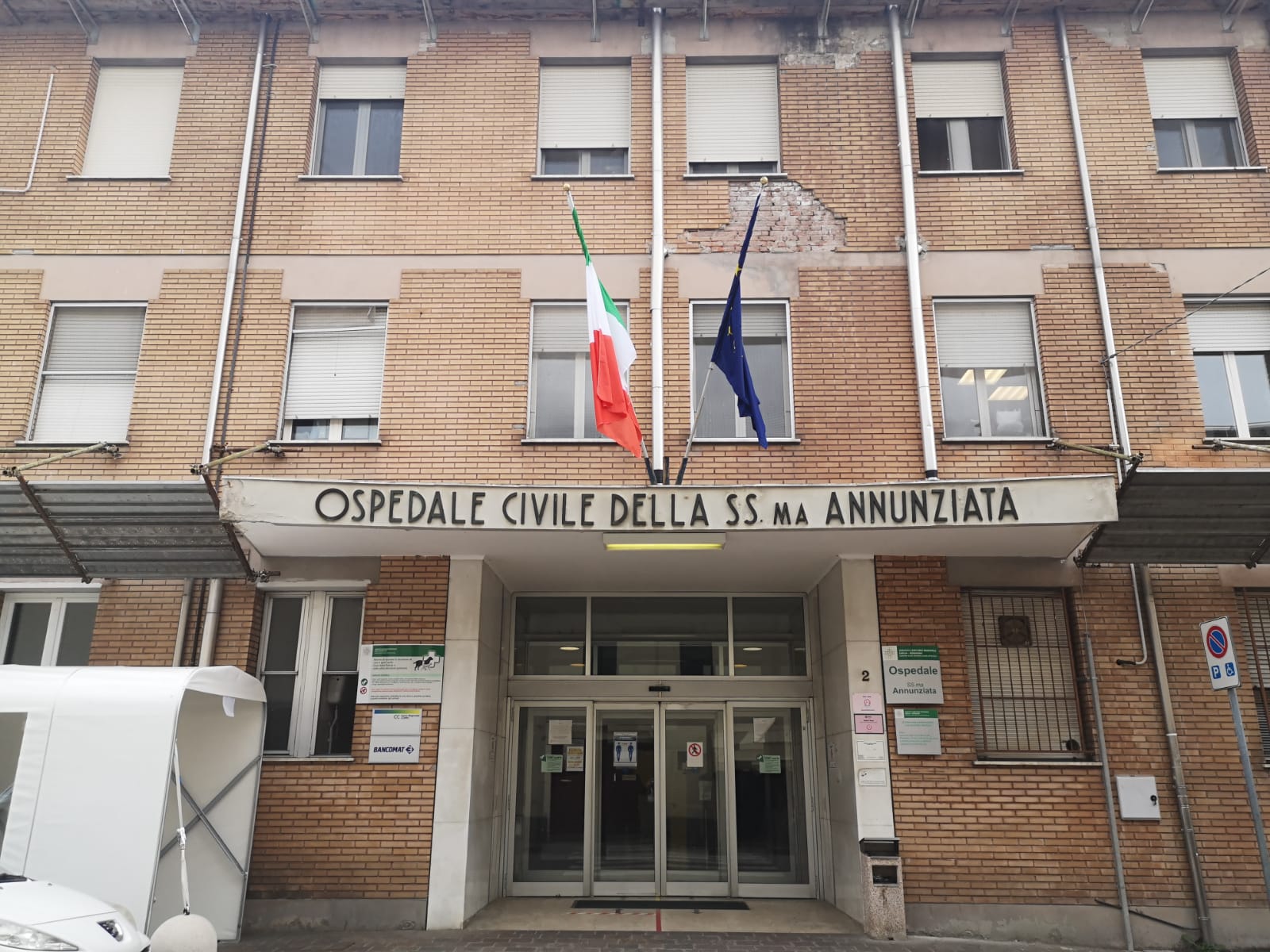 Apertura settore Covid presso l'ospedale di Cento