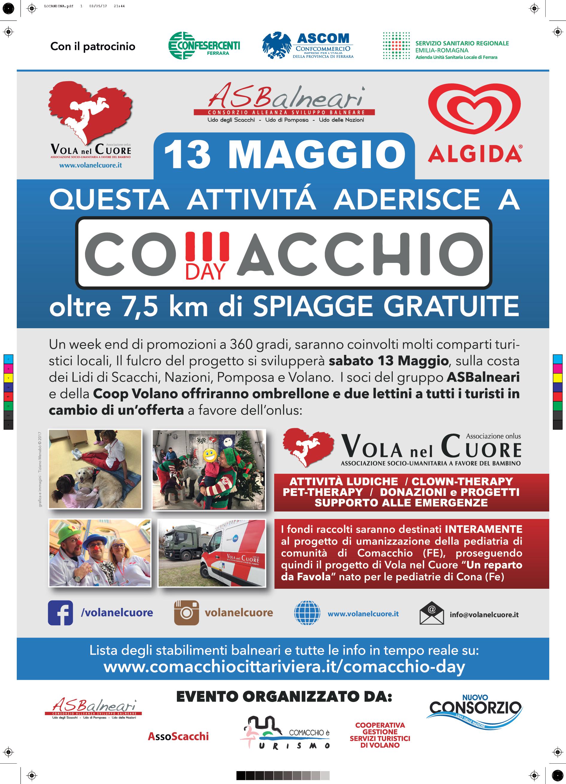 13 Maggio: Comacchio Day – Oltre 7.5 Km di spiagge gratuite