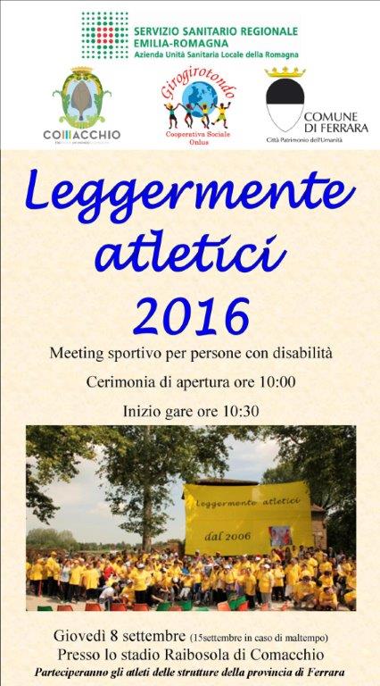 “Leggermente atletici 2016”