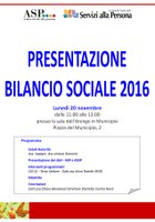 Bilancio Sociale 2016 delle due Aziende di Servizio alla Persona del Distretto Centro-Nord