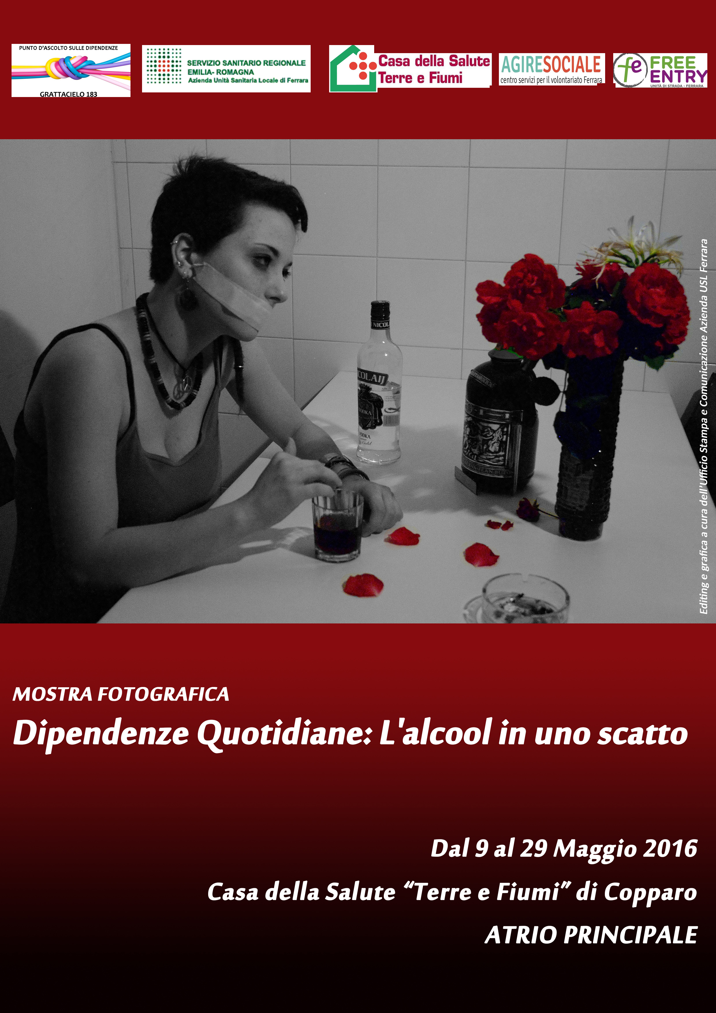 MOSTRA FOTOGRAFICA DIPENDENZE QUOTIDIANE: L’ALCOOL IN UNO SCATTO 