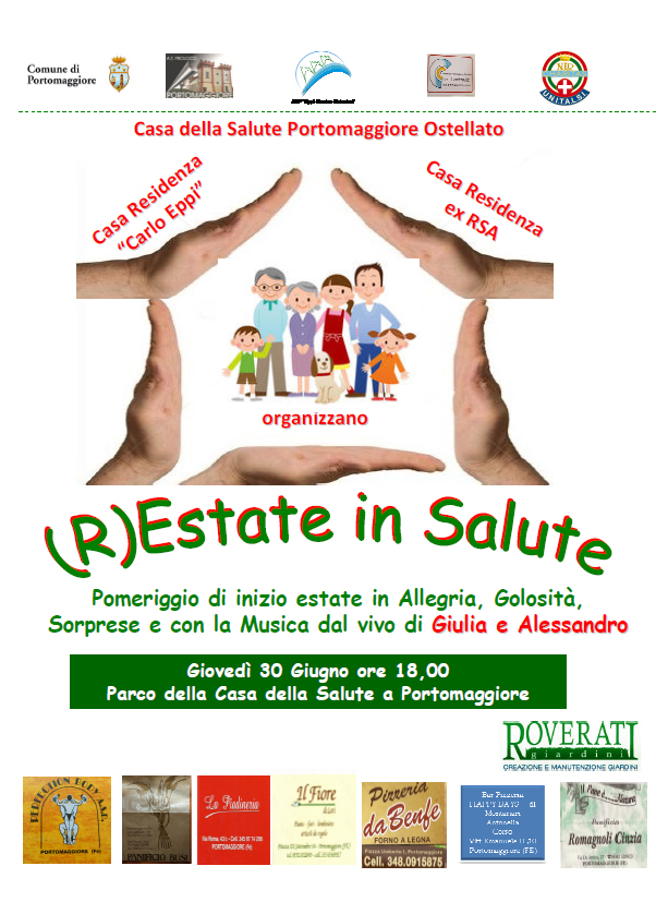 Portomaggiore: R- ESTATE IN SALUTE Giovedì 30 Giugno