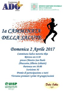 Salute e solidarietà: Una camminata della salute per sostenere la nostra salute e l'Ado di Ferrara