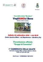 Sport e salute per tutti con l'avvio dei Gruppi di cammino della Casa della Salute di Bondeno a "Sport Village" di Bondeno
