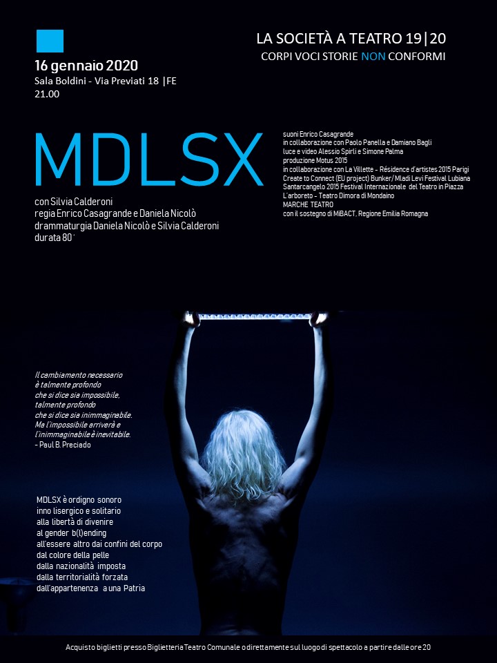 La rassegna LST 19|20 di Ferrara chiude con MDLSX i Motus