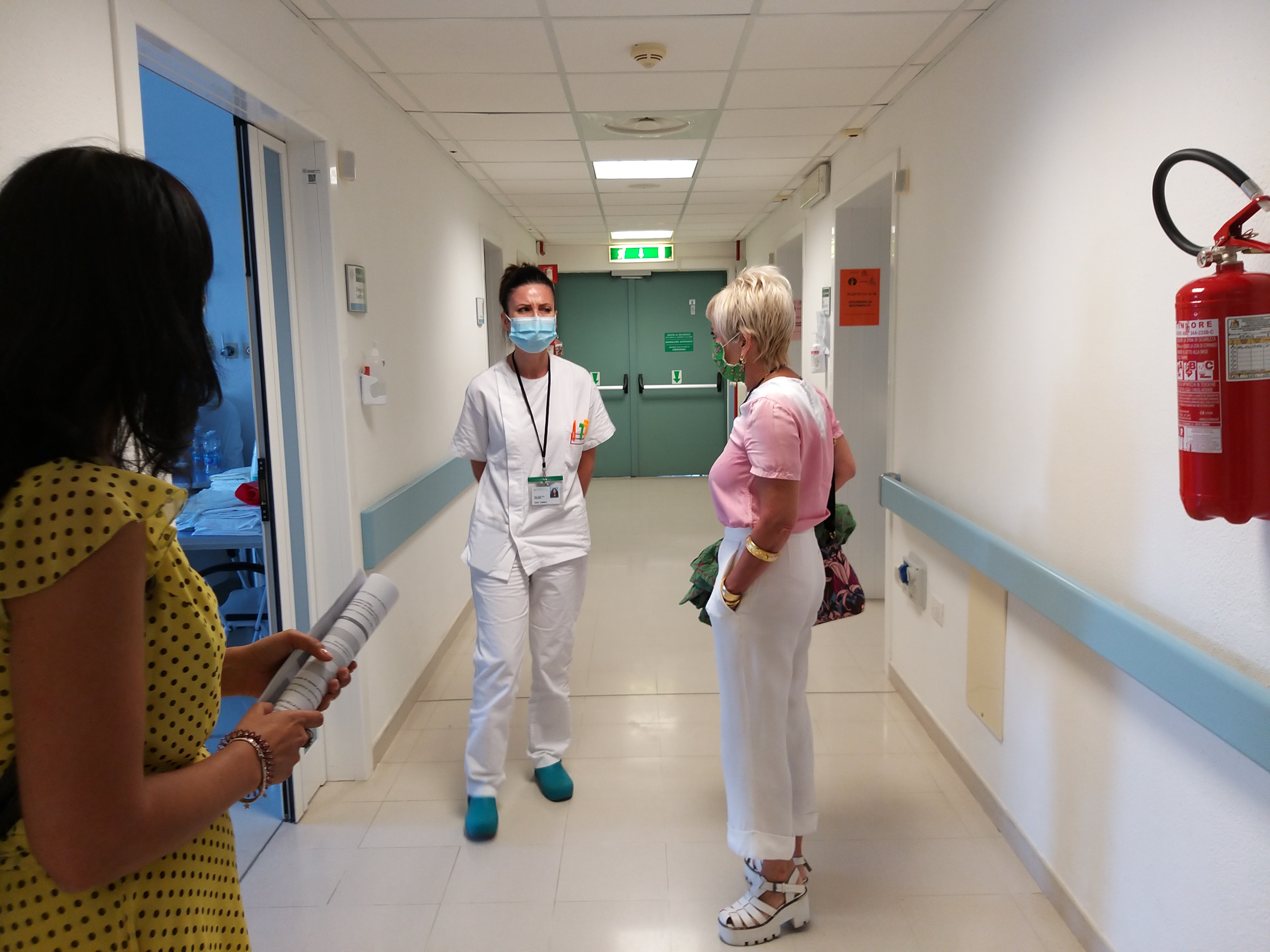 Monica Calamai direttrice Generale dell’Azienda USL di Ferrara, visita  la Casa della Salute di Comacchio 