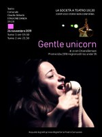 Rassegna La Società a Teatro.  Con il suo ‘Gentle Unicorn’. Martedì 26 Novembre al Teatro Comunale di Ferrara