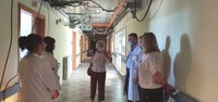 Visita della dg Calamai all'ospedale del Delta: il punto sui lavori dell'Area Emergenza 